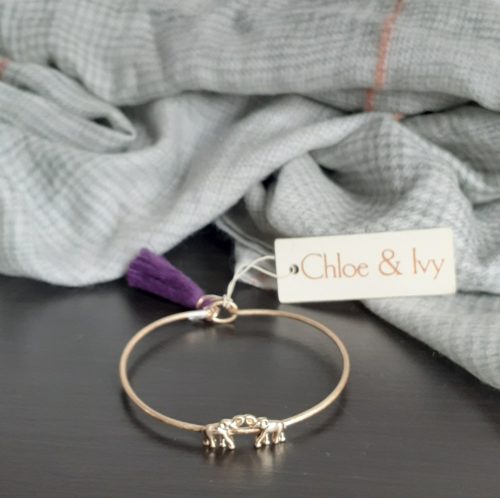 Chloe & Ivy Gold Tone Tassel Bracelet  SALE 20% OFF